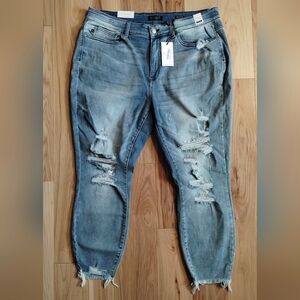 Judy Blue mid rise skinny jeans size 22W